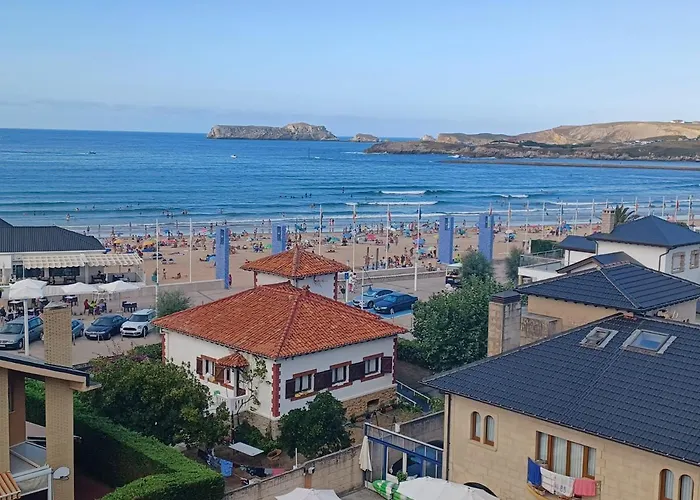 Frente Al Mar, Dona Carmen Playa, Mejor Vista De * Suances